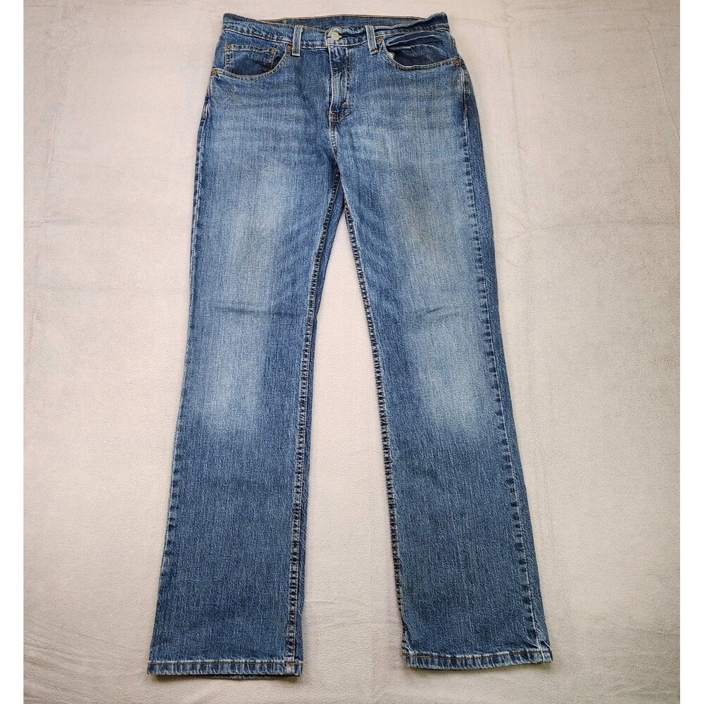 Levi's 527 Slim Bootcut Jeans Men's 32x32 Blue Medium Wash Denim Stretch